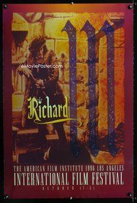 7x273 RICHARD III special 24x36 R96 Frederick Warde, from Shakespeare!