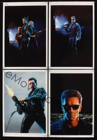 7x376 TERMINATOR 2 4 special stills '91 cool images of Arnold Schwarzenegger, Linda Hamilton!