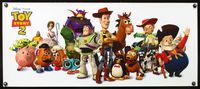7x352 TOY STORY 2 special 16x39 '99 Woody, Buzz Lightyear, Disney and Pixar animated sequel!