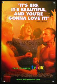 7x356 TRICK advance special poster '99 gay romance, Tori Spelling & barechested men!