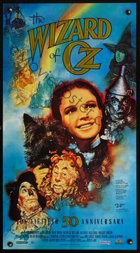 7x368 WIZARD OF OZ video special poster R89 Victor Fleming, Judy Garland all-time classic!
