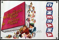 7x372 WONDERFUL WORLD OF THE BROTHERS GRIMM special 21x31 '62 George Pal fairy tales, Cinerama!