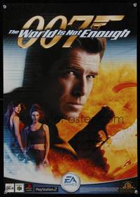 7x373 WORLD IS NOT ENOUGH special poster '99 Pierce Brosnan as James Bond, from the video game!