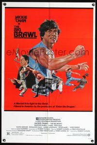 7y084 BIG BRAWL 1sh '80 early Jackie Chan, a kung fu fight to the finish!