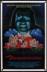 7y226 DUNGEONMASTER 1sh '84 he is the overlord of strange beasts & stolen souls, cool artwork!