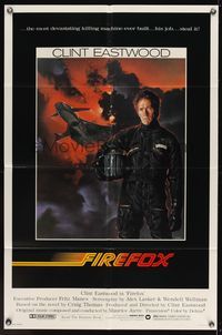 7y276 FIREFOX 1sh '82 cool C.D. de Mar art of killing machine, Clint Eastwood!
