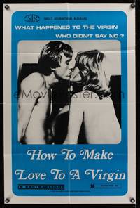 7y447 NAKED WYTCHE 23x35 1sh 1970 How To Make Love to a Virgin!