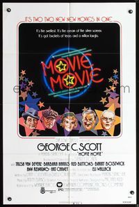 7y627 MOVIE MOVIE 1sh '78 George C. Scott, Stanley Donen parody of 1930s movies!