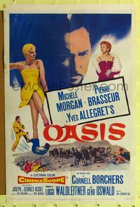 7y672 OASIS 1sh '55 directed by Yves Allegret, Michele Morgan, Pierre Brasseur!