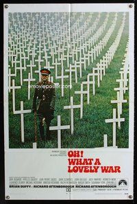 7y679 OH WHAT A LOVELY WAR 1sh '69 Richard Attenborough's wacky World War II musical!