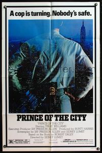 7y745 PRINCE OF THE CITY 1sh '81 Sidney Lumet directing Treat Williams, Jerry Orbach!