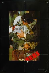 7y768 REDS 1sh '81 Warren Beatty as John Reed & Diane Keaton in Russia!