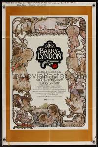 7z046 BARRY LYNDON 1sh '75 Stanley Kubrick, Ryan O'Neal, historical romantic war melodrama!