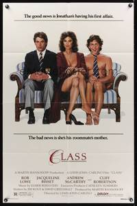 7z146 CLASS 1sh '83 wacky Solie art of Rob Lowe, Jacqueline Bisset, & naked Andrew McCarthy!