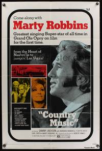 7z163 COUNTRY MUSIC 1sh '72 Marty Robbins, Grand Ole Opry!
