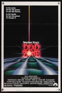 7z189 DEAD ZONE 1sh '83 David Cronenberg, Stephen King, he has the power to see the future!