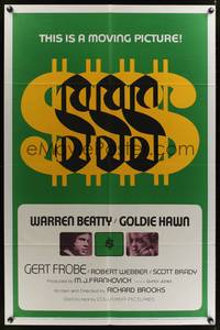 7z003 $ style A 1sh '71 bank robbers Warren Beatty & Goldie Hawn!