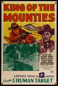 7z520 KING OF THE MOUNTIES Chap3 1sh '42 serial, art of Japanese bomber planes over Canada!