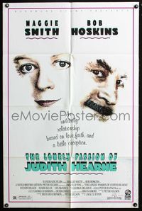7z549 LONELY PASSION OF JUDITH HEARNE 1sh '87 Jack Clayton, art of Maggie Smith & Bob Hoskins!