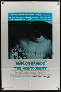7z642 NIGHTCOMERS 1sh '72 Marlon Brando, Michael Winner English horror!
