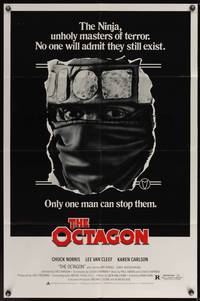 7z656 OCTAGON 1sh '80 Chuck Norris is the only man who can stop the unholy masters of terror!