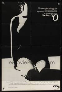 7z820 STORY OF O 1sh '75 Histoire d'O, Udo Kier, x-rated, sexy silhouette image!