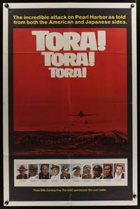 7z887 TORA TORA TORA int'l style B 1sh '70 the re-creation of the incredible attack on Pearl Harbor!