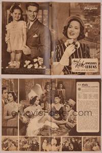 8a222 THIS LOVE OF OURS German program '50 Charles Korvin leaves pretty wife Merle Oberon!