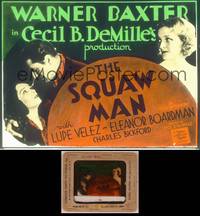 8a118 SQUAW MAN glass slide '31 Cecil B. DeMille, Warner Baxter in love w/Lupe Velez & Boardman!