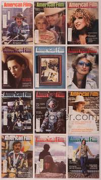 8a010 LOT OF AMERICAN FILM MAGAZINES 12 mags June 1978 to August 1979, Burt Reynolds, Bette, Alien