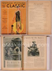8a023 MOTION PICTURE CLASSIC magazine July 1930, art of sexy Billie Dove by Eleanor Johnson!