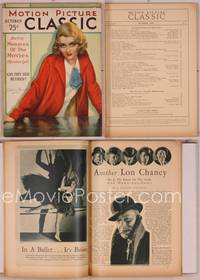 8a026 MOTION PICTURE CLASSIC magazine October 1930, art of sexy Constance Bennett by Marland Stone