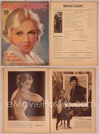 8a033 MOVIE CLASSIC magazine May 1933, art portrait of pretty Ann Harding by Irving Sinclair!