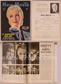 8a049 NEW MOVIE MAGAZINE magazine September 1934, art portrait of Ann Harding by Clarke Moore!