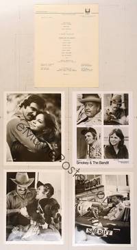 8a174 SMOKEY & THE BANDIT presskit '77 Burt Reynolds, Sally Field, Jackie Gleason
