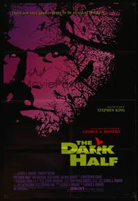8b254 DARK HALF signed 1sh '93 by Timothy Hutton, directed by George Romero, by Stephen King!