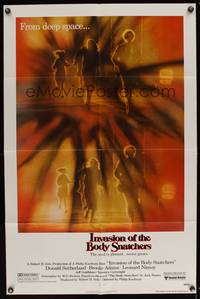 8b377 INVASION OF THE BODY SNATCHERS  1sh '78 Philip Kaufman classic remake of deep space invaders!
