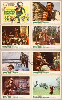 8b791 DARBY O'GILL & THE LITTLE PEOPLE 8 LCs '59 Disney, Sean Connery, it's leprechaun magic!