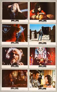 8b794 DEVIL'S RAIN 8 LCs '75 Ernest Borgnine, William Shatner, Anton Lavey, satanic horror!