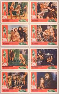 8b854 ONE MILLION YEARS B.C. 8 LCs '66 sexiest prehistoric cave woman Raquel Welch!