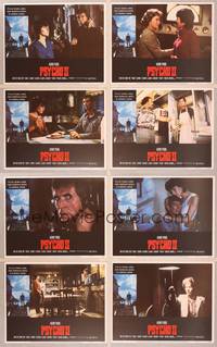 8b857 PSYCHO II 8 LCs '83 Anthony Perkins as Norman Bates, Vera Miles, Meg Tilly, Robert Loggia