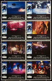8b874 THING 8 LCs '82 John Carpenter, Kurt Russell, the ultimate in alien terror!