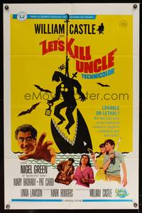 8b406 LET'S KILL UNCLE 1sh '66 William Castle, are they bad seeds or two frightened innocents!