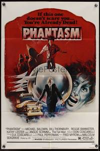 8b469 PHANTASM 1sh '79 if this one doesn't scare you, you're already dead, cool art by Joe Smith!