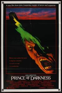 8b488 PRINCE OF DARKNESS 1sh '87 John Carpenter, it is evil and it is real, cool image!