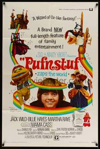 8b497 PUFNSTUF 1sh '70 Sid & Marty Krofft musical, wacky images of characters!