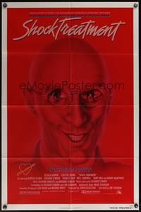 8b567 SHOCK TREATMENT  1sh '81 Rocky Horror follow-up, great artwork of demented doctor!