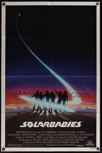 8b582 SOLARBABIES 1sh '86 Richard Jordan, Jami Gertz, Jason Patric, cool sci-fi artwork!