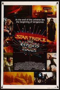 8b606 STAR TREK II 1sh '82 The Wrath of Khan, Leonard Nimoy, William Shatner, sci-fi sequel!