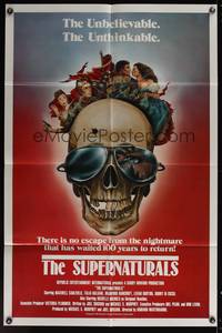 8b629 SUPERNATURALS 1sh '86 there's no escape from a nightmare that has waited 100 years to return